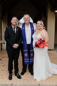 Wedding ceremony by Dr. Gerrit Rademeyer in Mtubatuba