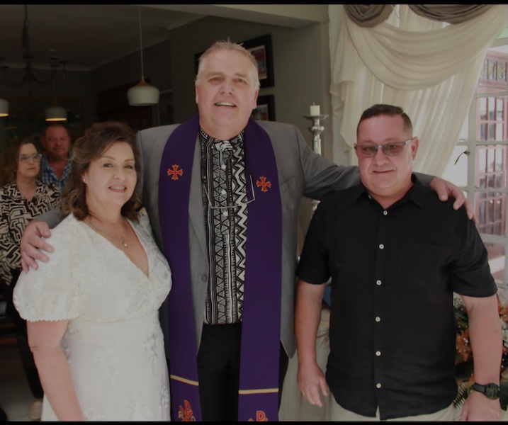 Wedding ceremony by Dr. Gerrit Rademeyer in Mtubatuba