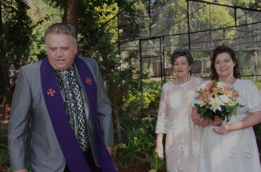 Wedding ceremony by Dr. Gerrit Rademeyer in Mtubatuba