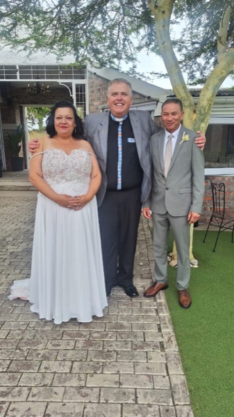 Wedding ceremony by Dr. Gerrit Rademeyer in Mtubatuba